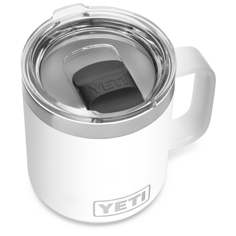 YETI Rambler 10 oz. White BPA Free Mug with MagSlider Lid - 3
