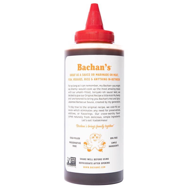 Bachan's Hot and Spicy Japanese Teriyaki BBQ Sauce 16 oz - 3
